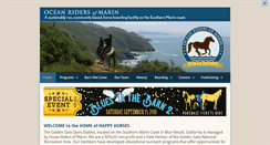 Desktop Screenshot of oceanridersofmarin.org